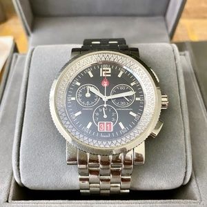 Michele 118 Diamond Sport Sail Chronograph Watch